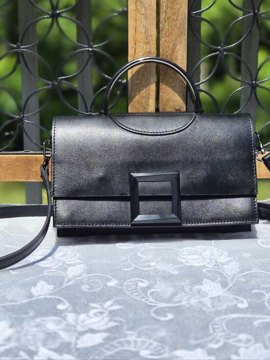 Stella Bianca Handbags - Stella Bianca Top-Handle Bag in Black